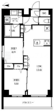 アーバンパーク船堀2 208 間取り図