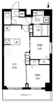 アーバンパーク船堀2 305 間取り図