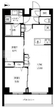 アーバンパーク船堀2 306 間取り図