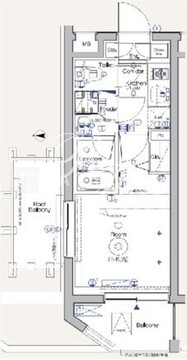 シーフォルム戸越公園2 201 間取り図