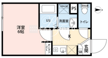 プライム大崎 202 間取り図