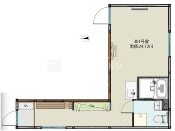 BoaSorte綾瀬1丁目 301 間取り図