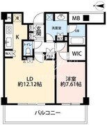 ブライトイースト芝浦 706 間取り図
