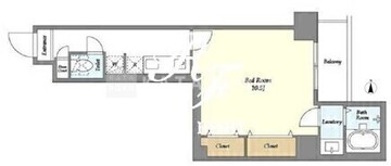 グランカーサ曳舟2 504 間取り図