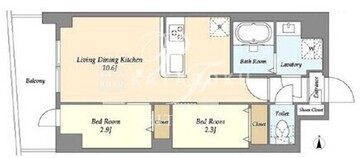 グランカーサ曳舟2 806 間取り図
