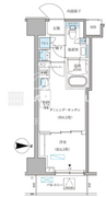 パークアクシス住吉ガーデンスクエア 210 間取り図