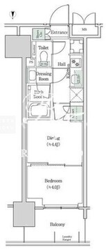 ブルックサイドレジデンス木場 1026 間取り図