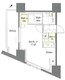 プライムメゾン板橋 1701 間取り図