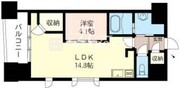 エスティメゾン銀座 1507 間取り図