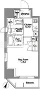 エルスタンザ文京根津 203 間取り図
