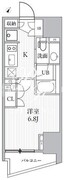 シーズンフラッツ大井町 301 間取り図