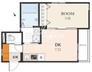 アラート旗の台 401 間取り図