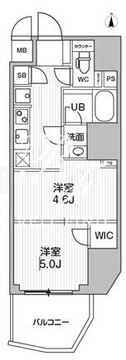 エスレジデンス蔵前バーム 302 間取り図