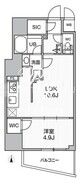 エスレジデンス蔵前バーム 1201 間取り図