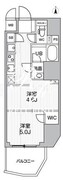 エスレジデンス蔵前バーム 1302 間取り図