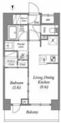 ACPレジデンス三ノ輪テラス 205 間取り図