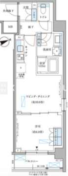 パークアクシス文京本郷 319 間取り図
