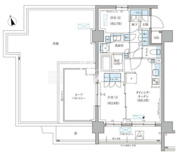 パークアクシス文京本郷 617 間取り図