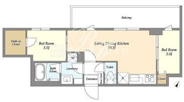 ドゥーエ曳舟2 501 間取り図