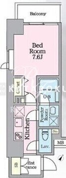 リージア代々木ビナリオ 401 間取り図