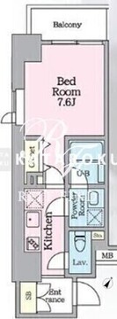 リージア代々木ビナリオ 504 間取り図