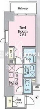 リージア代々木ビナリオ 601 間取り図