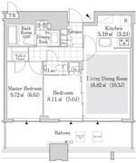 大崎ガーデンレジデンス 1713 間取り図