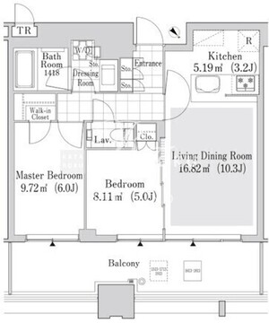 大崎ガーデンレジデンス 1613 間取り図