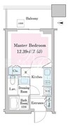 中野ステーションレジデンス 405 間取り図
