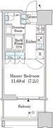 大崎ガーデンレジデンス 724 間取り図