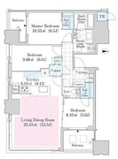 大崎ガーデンレジデンス 903 間取り図