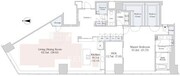 セントラルパークタワー・ラ・トゥール新宿 4402 間取り図