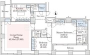 ラ・トゥール神楽坂 2004 間取り図