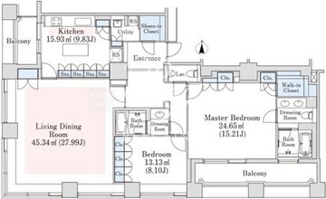 ラ・トゥール神楽坂 2004 間取り図