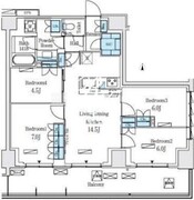 ロイヤルパークス赤羽ノース 851 間取り図