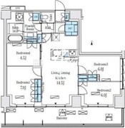 ロイヤルパークス赤羽ノース 751 間取り図