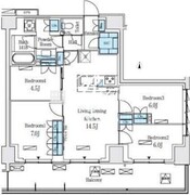ロイヤルパークス赤羽ノース 651 間取り図