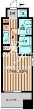 レジディア大森 1101 間取り図