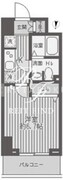 レジディア蒲田 1008 間取り図