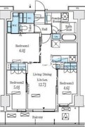 ロイヤルパークス赤羽ノース 353 間取り図