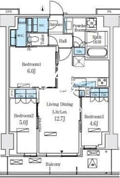 ロイヤルパークス赤羽ノース 935 間取り図