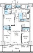 ロイヤルパークス赤羽ノース 1029 間取り図