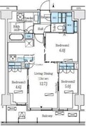 ロイヤルパークス赤羽ノース 1034 間取り図