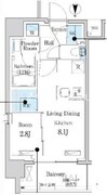 デュオフラッツ大森イースト 201 間取り図