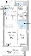 デュオフラッツ大森イースト 204 間取り図