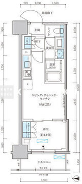 パークアクシス池袋イースト 405 間取り図