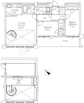 ＭＦＰＲ目黒タワー 107 間取り図