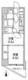 ルネサンスコート町屋 701 間取り図