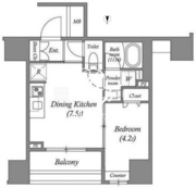 ACPレジデンス中野新橋 303 間取り図