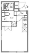 アスティーレ用賀2 205 間取り図